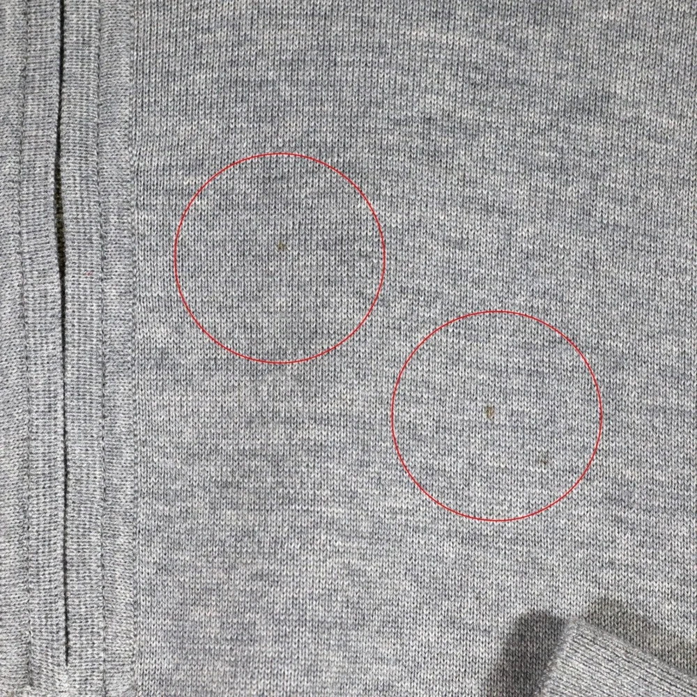 Fairway & Greene Quarter Zip Sweater Mens XL Grey Lined Merino Wool Golf Lexus‎